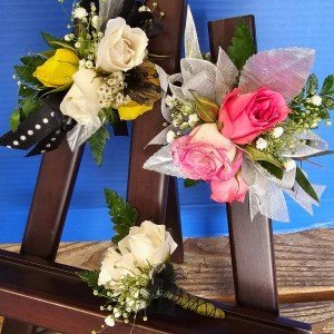 Prom boutonniere and corsage